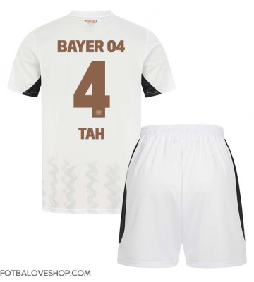 Bayer Leverkusen Jonathan Tah #4 Dětské Venkovní Dres 2024-25 Krátký Rukáv (+ trenýrky)